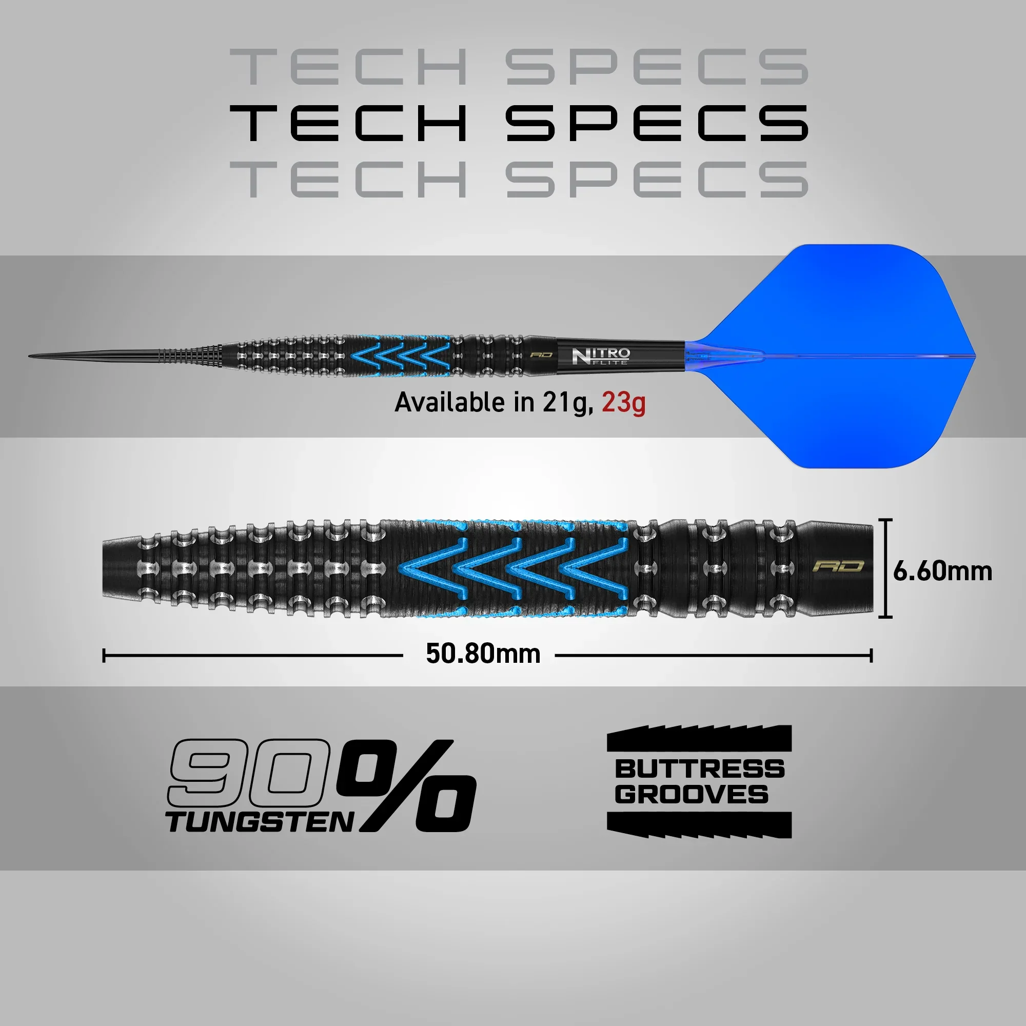 Amp Tapered Steel Tip Darts | Red Dragon - Image 5