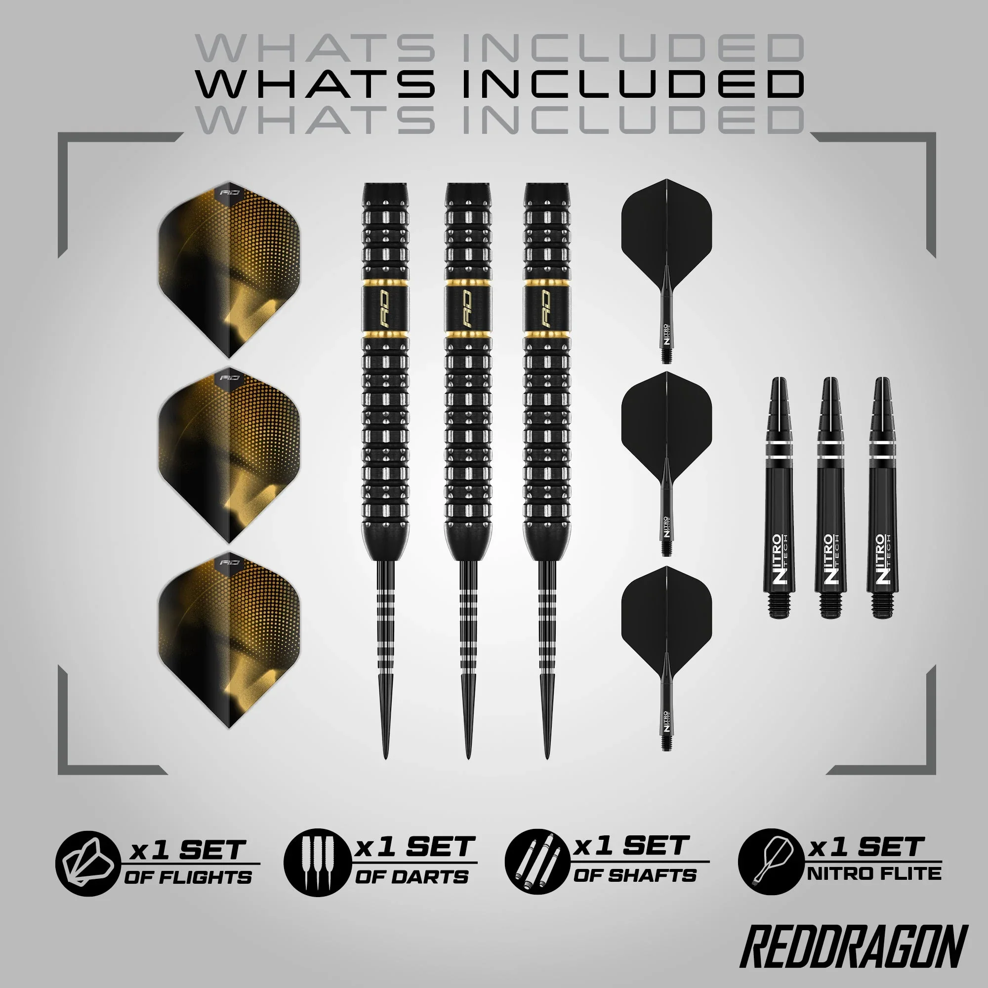 Ascend Parallel Steel Tip Darts | Red Dragon - Image 7
