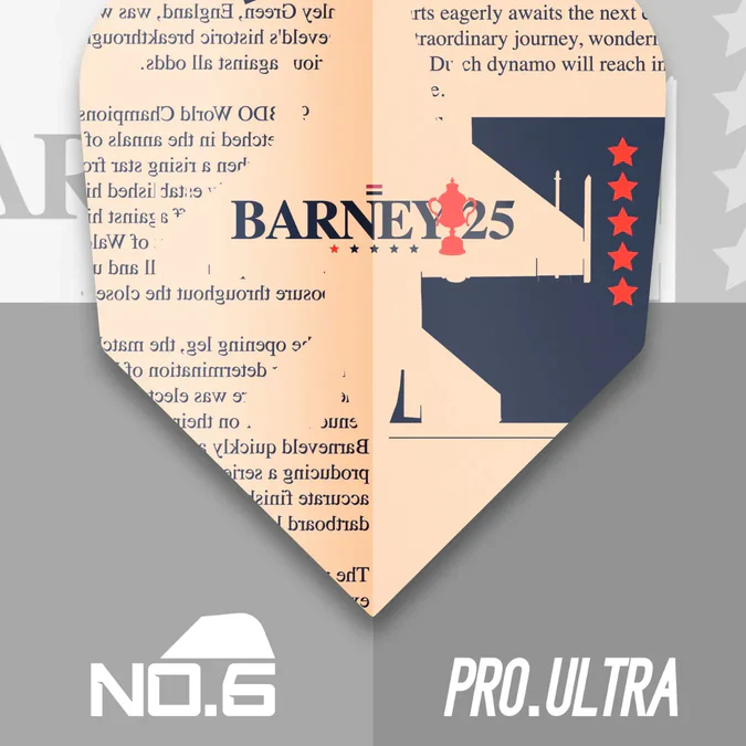 Barney 25 Pro Ultra No6 Dart Flights - 3 Sets | Target - Image 6