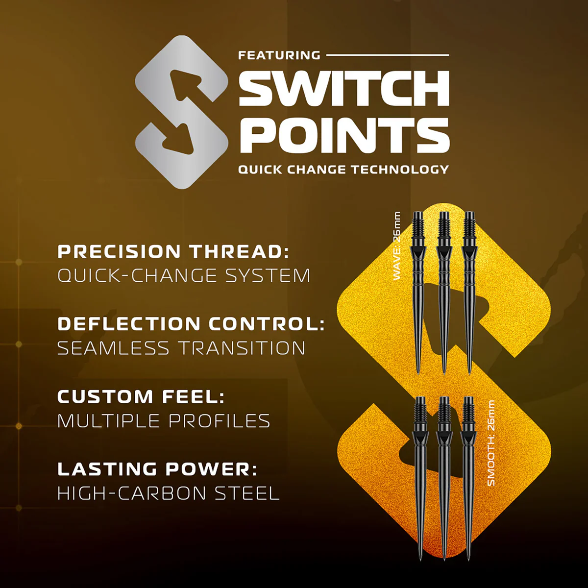 Exion Switch Point Darts | Winmau - Image 4