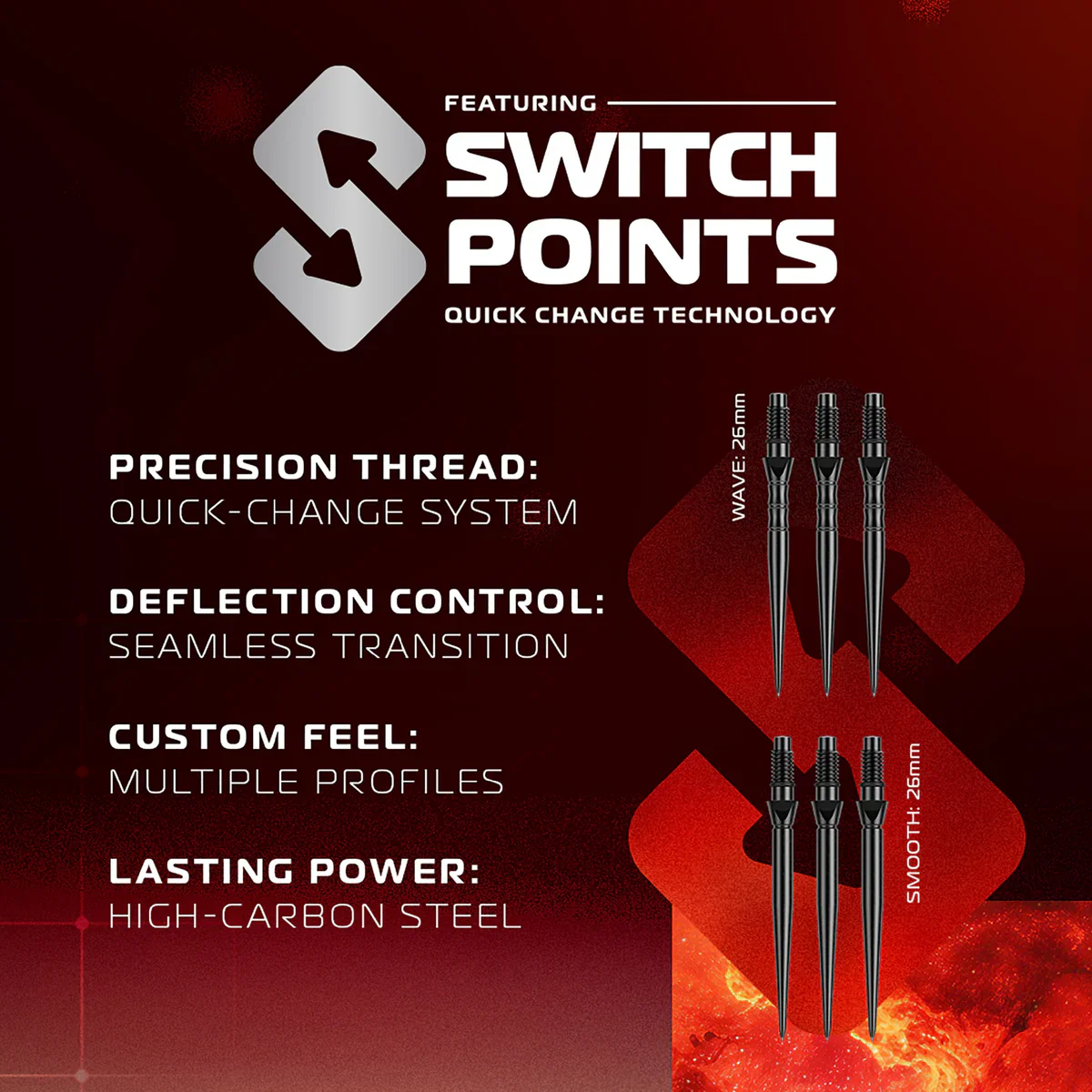 Fornax Switch Point Darts - Tapered | Winmau - Image 4