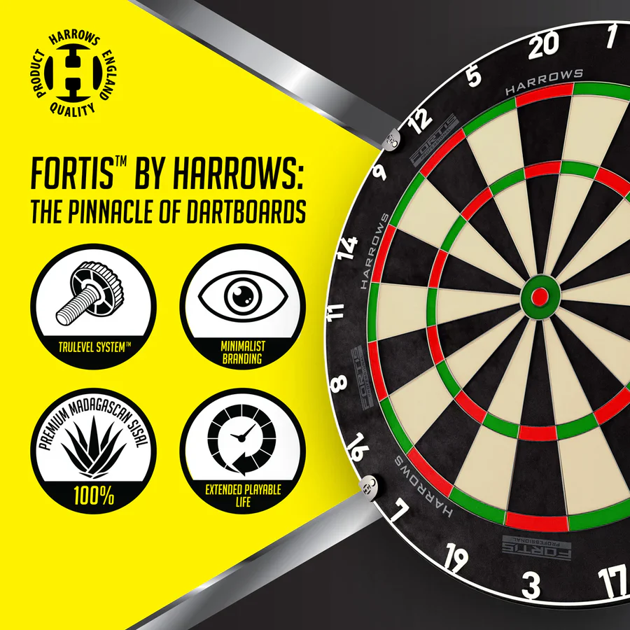 Fortis Dartboard | Harrows - Image 9