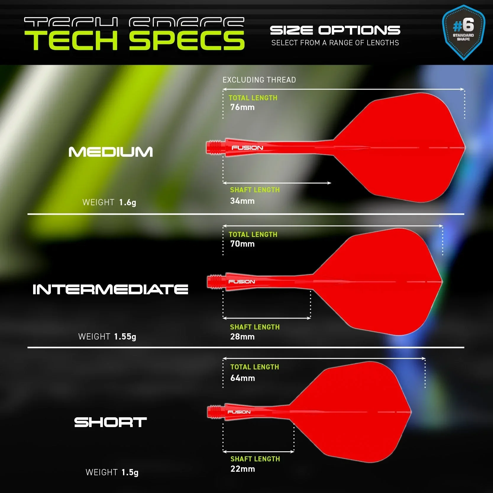 Fusion Integrated Flight & Shaft Red | Winmau - Image 13