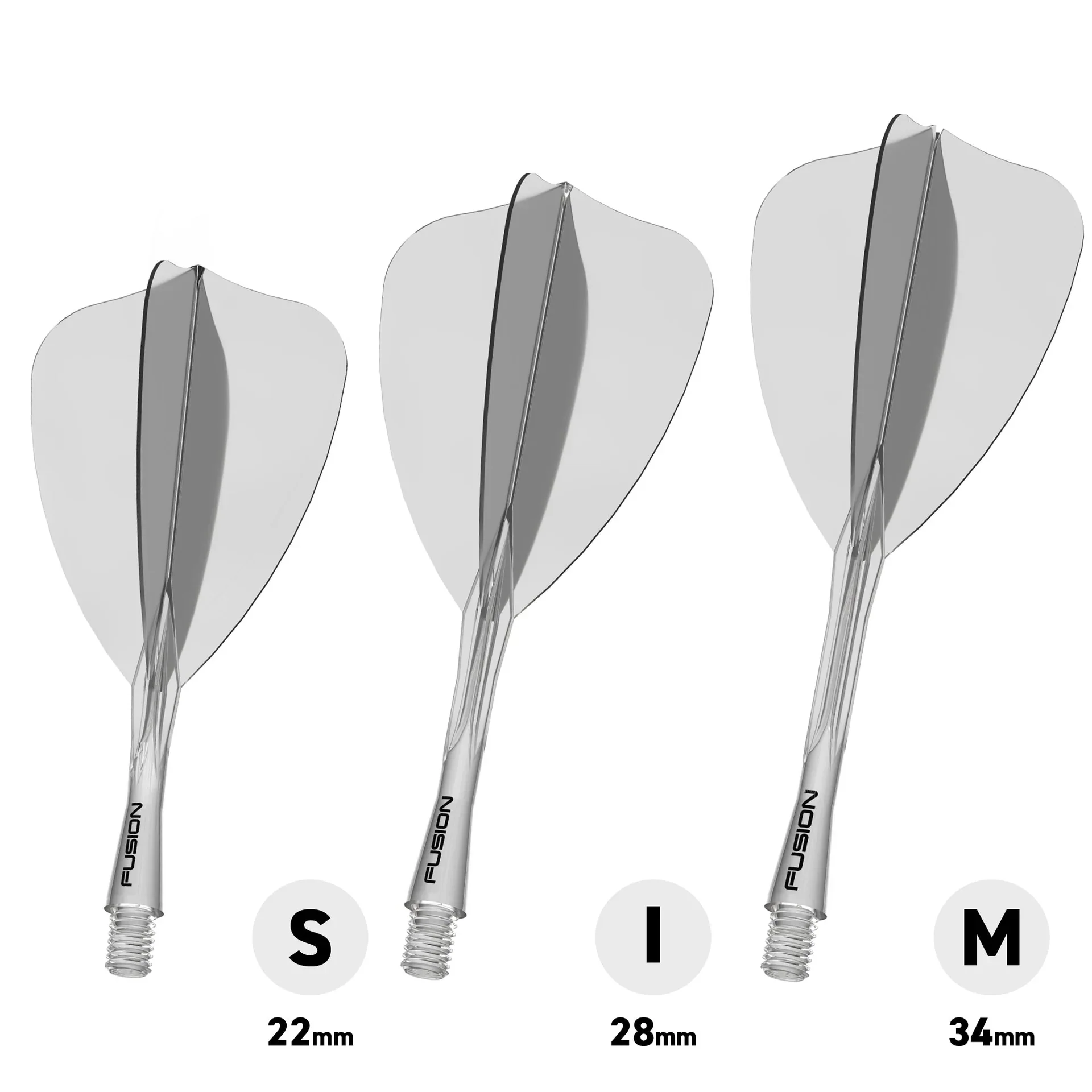 Fusion Arrow Integrated Flight & Shaft - Clear | Winmau - Image 3