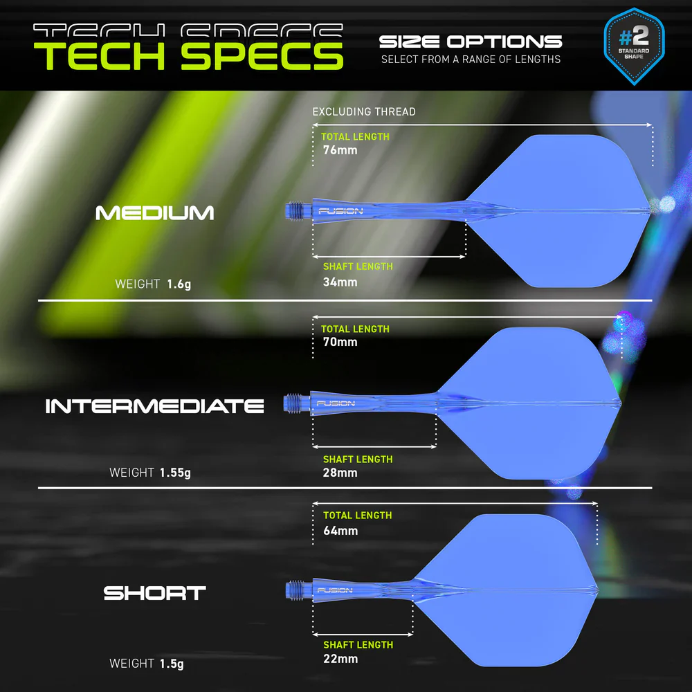Fusion Integrated Flight & Shaft Blue | Winmau - Image 6