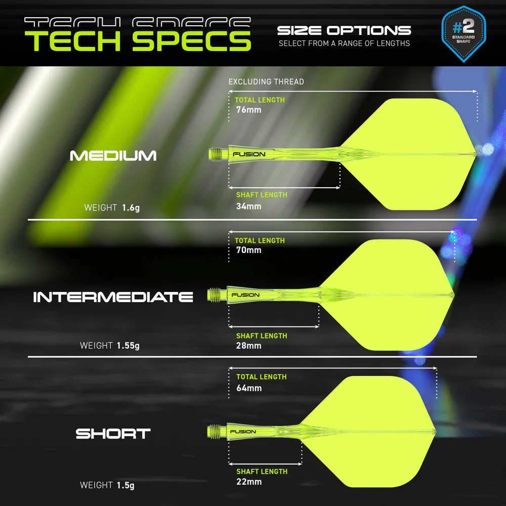 Fusion Integrated Flight & Shaft Yellow | Winmau - Image 12