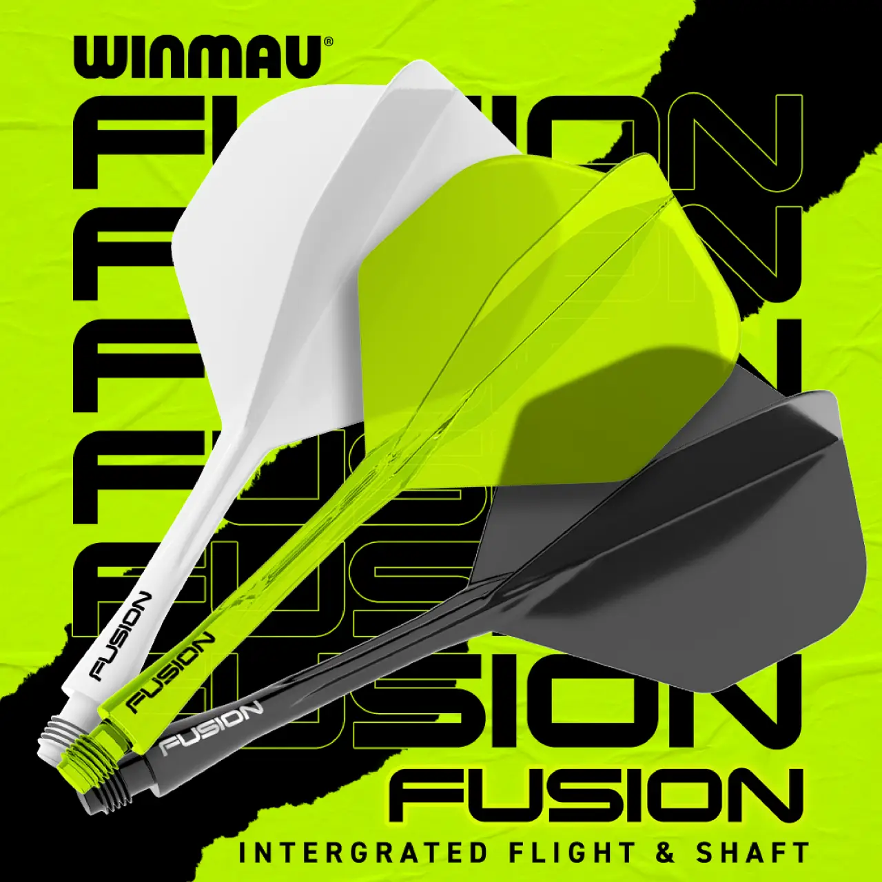 Fusion Integrated Flight & Shaft Yellow | Winmau - Image 14
