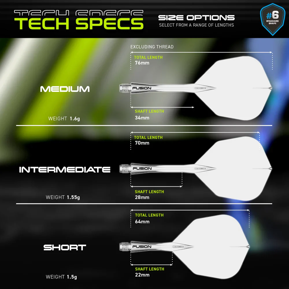 Fusion Integrated Shaft & Flight Clear | Winmau - Image 6