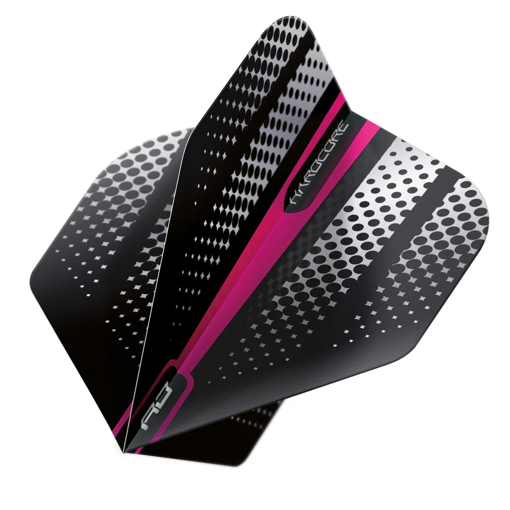 Hardcore Radical Pink Flash Dart Flights | Red Dragon - Image 2