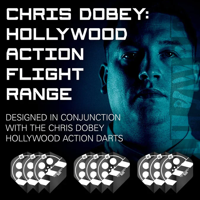 Chris Dobey Hollywood Action Pro Ultra No2 Flights - 3 Sets | Target - Image 6