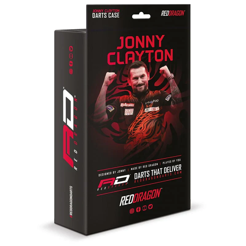 Jonny Clayton "Dragon" Super Tour Dart Case | Red Dragon - Image 5