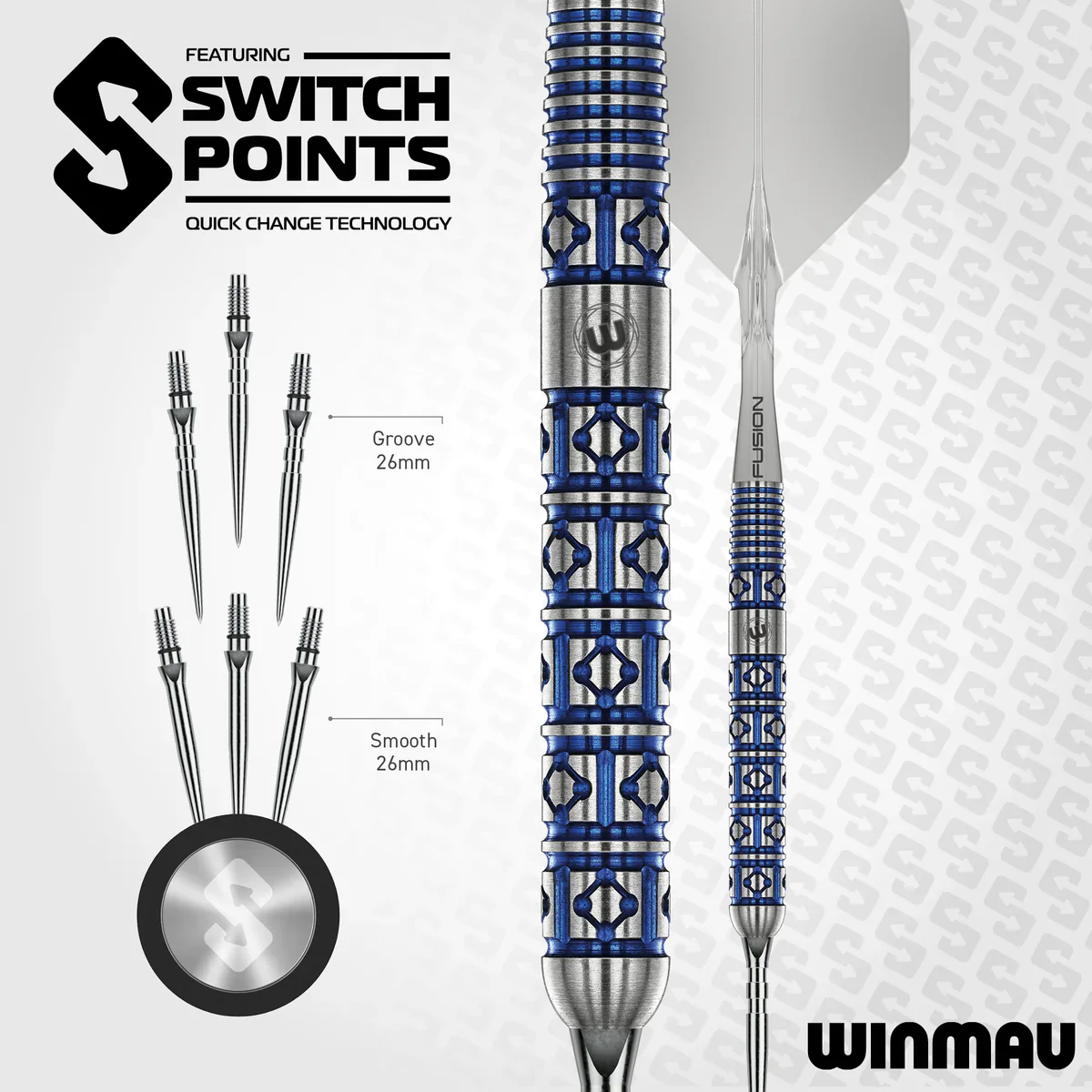 Lunaris Switch Point Darts - Parallel | Winmau - Image 8