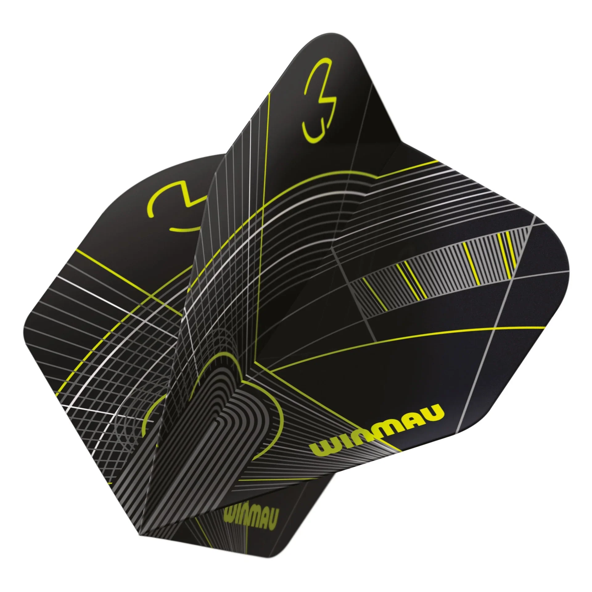 MVG Prism Delta Black & Green Prism Delta Premium Standard Flights | Winmau - Image 3