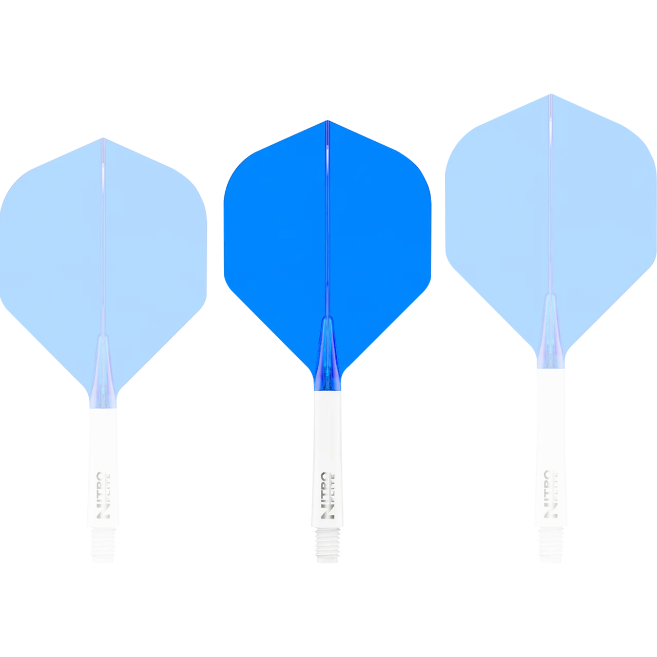 Nitro Flite Integrated Flight & Shaft - White & Blue | Red Dragon - Image 5