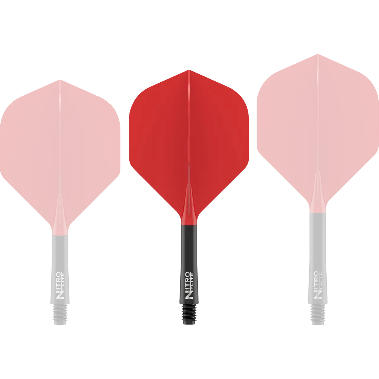 Nitro Flite Integrated Flight & Shaft Black & Red | Red Dragon - Image 3