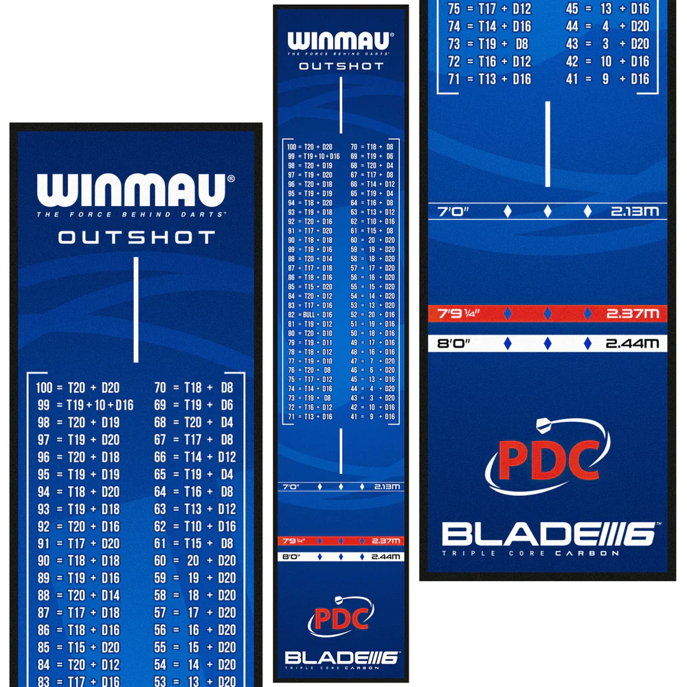 Outshot Soft Feel Dart Mat | Winmau - Image 3