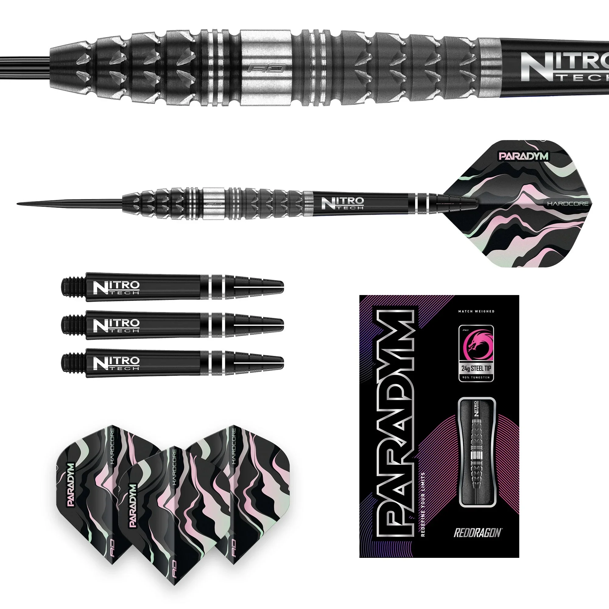 Paradym Torpedo Steel Tip Darts | Red Dragon - Image 5