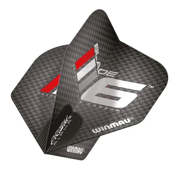 Prism Alpha Blade 6 Logo Flights | Winmau - Image 2