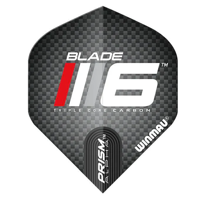 Prism Alpha Blade 6 Logo Flights | Winmau - Image 3