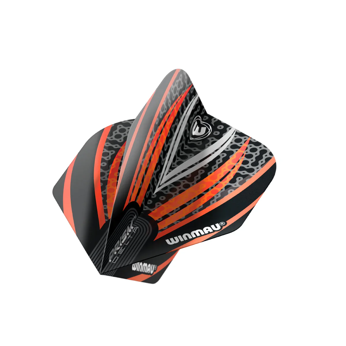 Prism Delta Black, White & Orange Flights | Winmau - Image 2