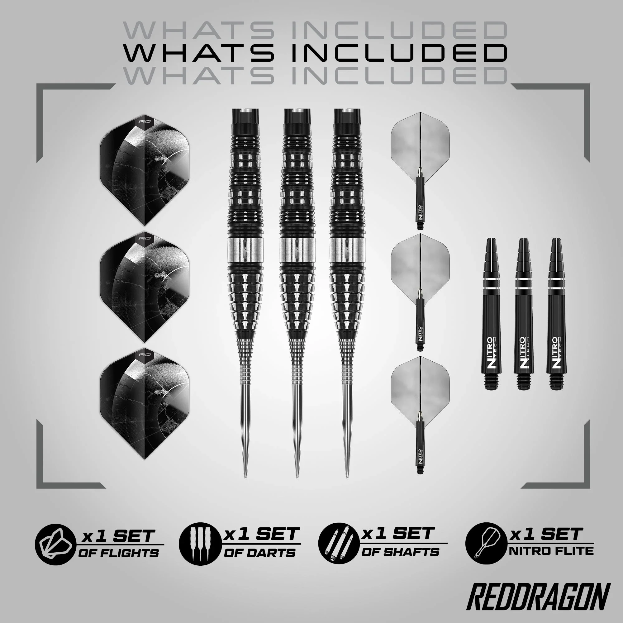 Recon Torpedo Steel Tip Darts | Red Dragon - Image 6