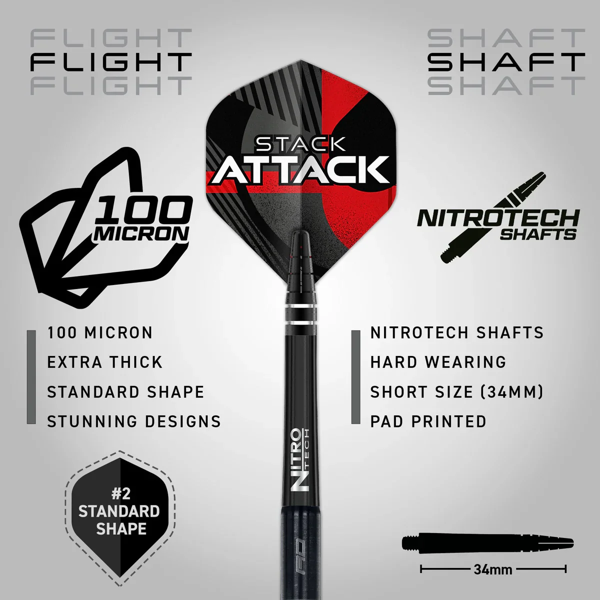 Rob Owen Steel Tip Darts | Red Dragon - Image 3