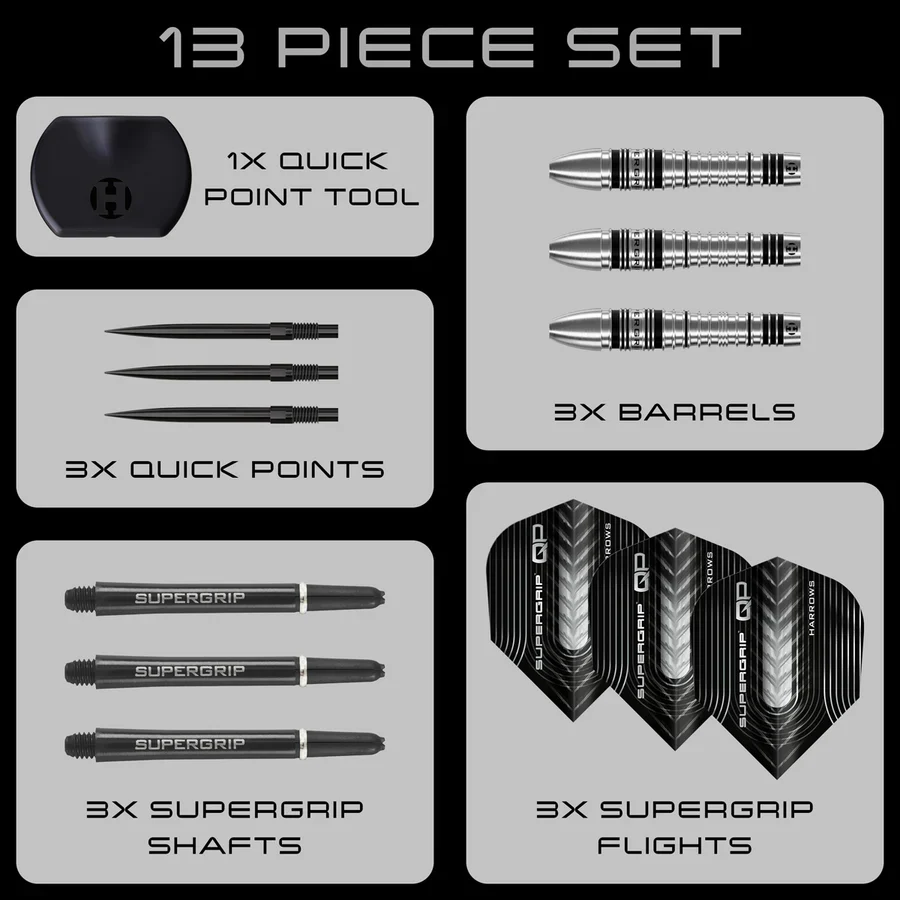 Supergrip Bomb QP Darts | Harrows - Image 6