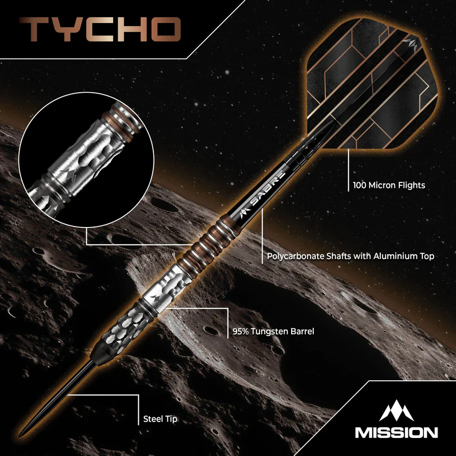 Tycho Steel Tip Darts | Mission - Image 3