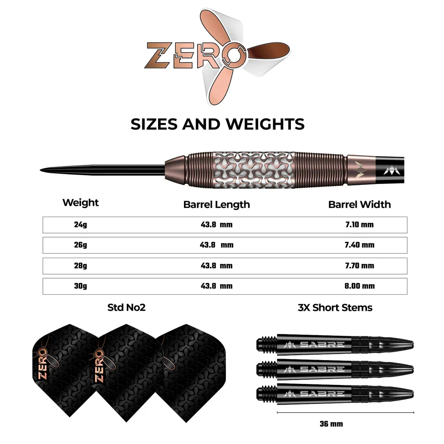 Zero Steel Tip Darts | Mission - Image 6